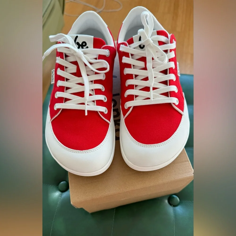 New barefoot Be Lenka Women's Red Sneakers, size eu 40, us 9, unisex - Picture 4 of 11